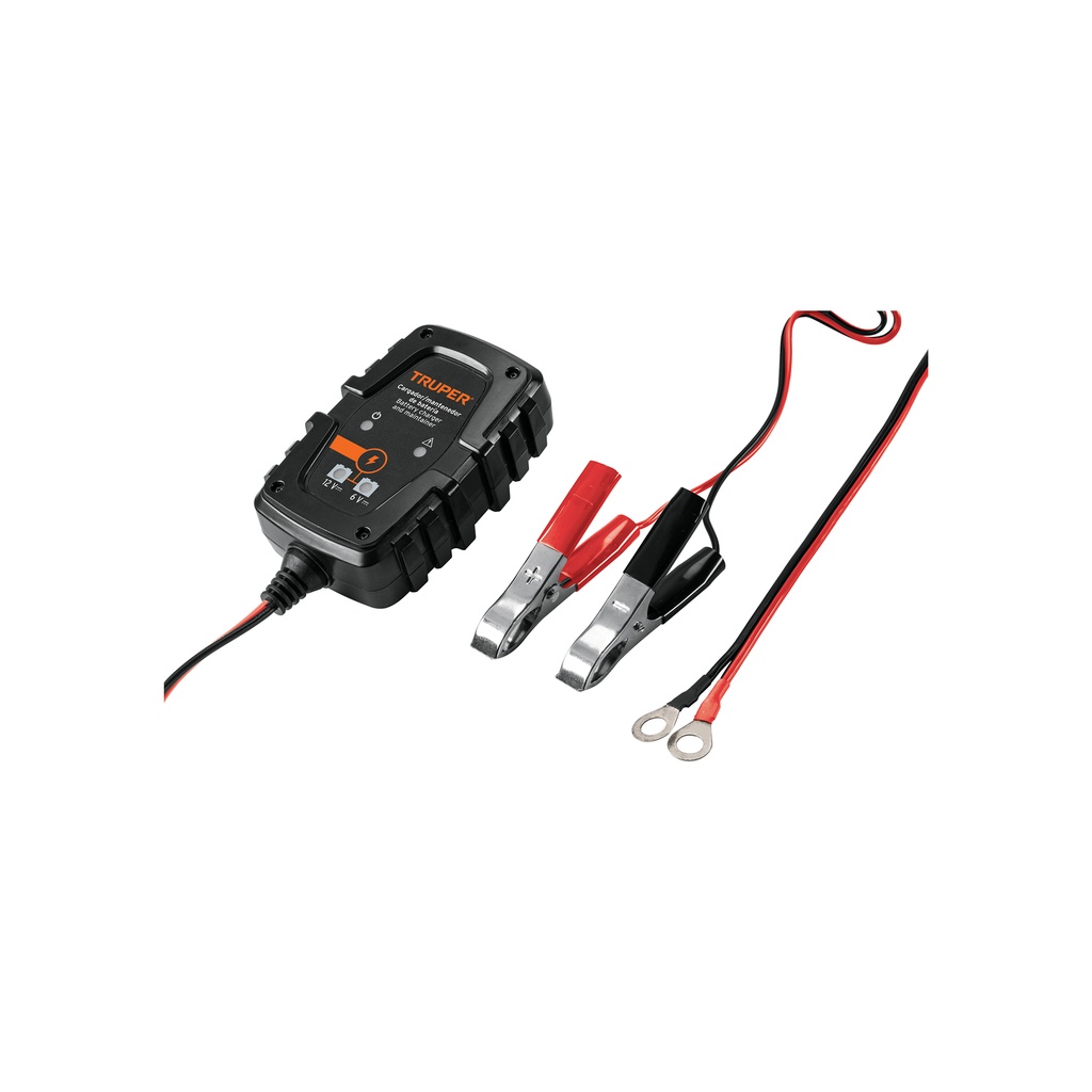 [101610] CARGADOR / MANTENEDOR DE 1 A PARA BATERÍAS DE 6/12V, TRUPER