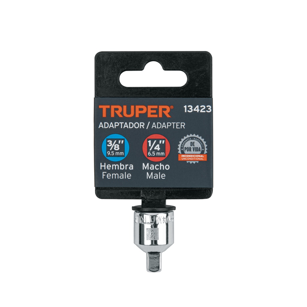 [13423] ADAPTADOR DE RASH MATRACA 3/8*1/4 TRUPER