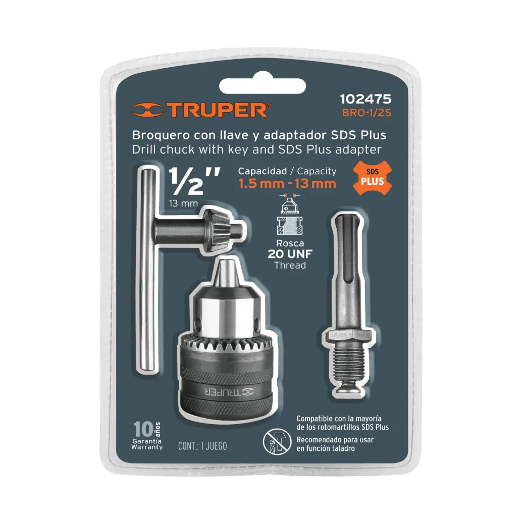 [14654] Adaptador Para Rotomartillo Sds Plus Truper