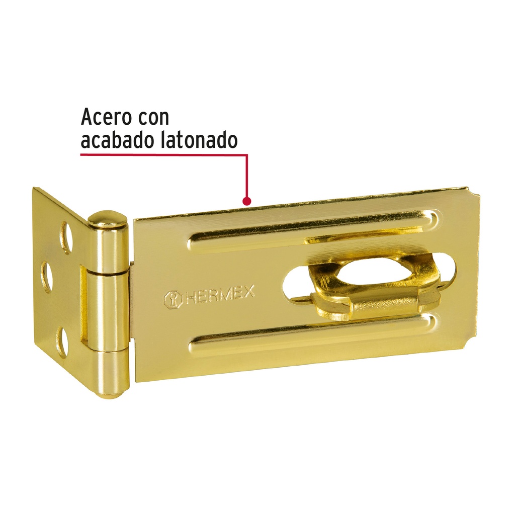 [43740] ALDABA PORTA CANDADO 3 1/4 HERMEX
