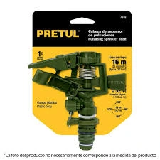 [20071] ASPERSOR VERDE PLÁSTICO ESTACA DE 11 PLG. PRETUL