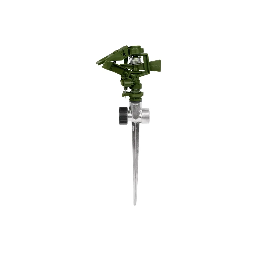[20072] ASPERSOR VERDE PLASTICO 2 VIAS ESTACA TRUPER