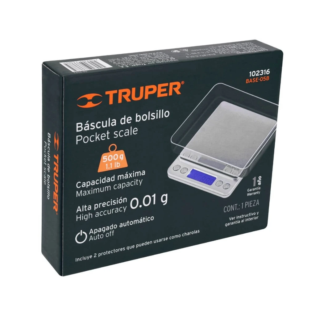 [100786] BALANZA BASCULA DIGITAL DE BOLDILLO TRUPER