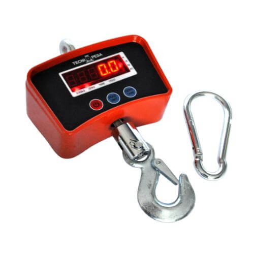 [KFG003] BALANZA D/COLGAR ELECTRONICA CAP 1000 LBS 500KG TECNIPESA