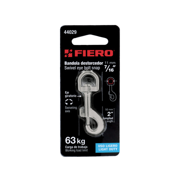 [44030] BANDOLA DE ZINC DE 1/2 PLG. GIRATORIA FIERO