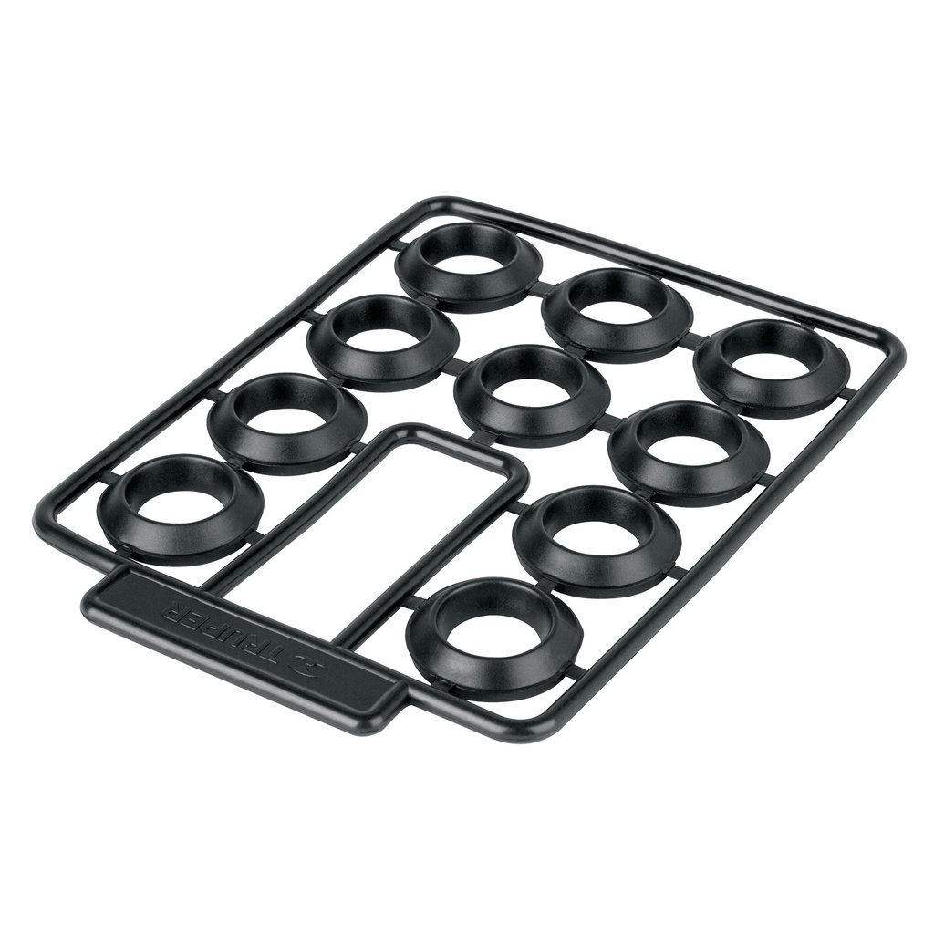 [10381] BOLSA CON 10 EMPAQUES DE PVC ANTIFUGA PARA MANGUERA, TRUPER