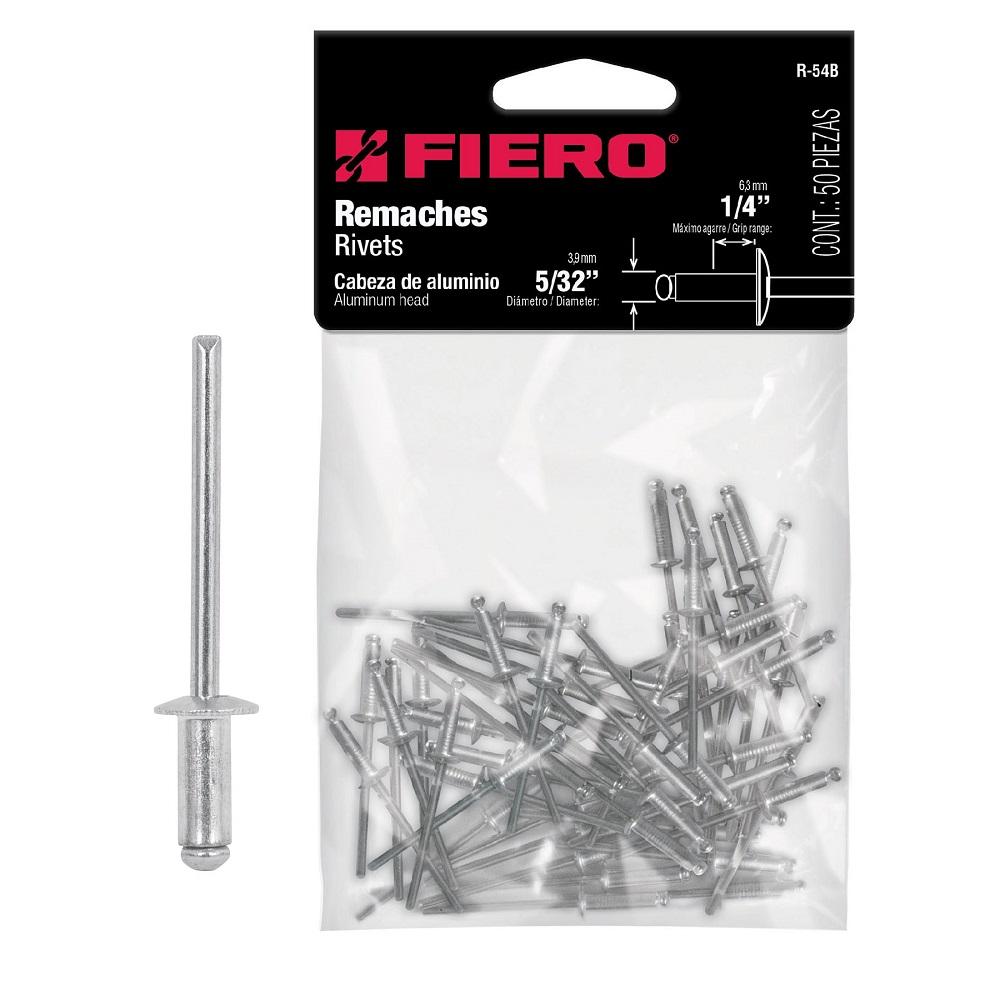 [44525] BOLSA CON 50 REMACHES 5/32 PLG. X 1/4 PLG. DE ALUMINIO ALA 5/16 PLG.