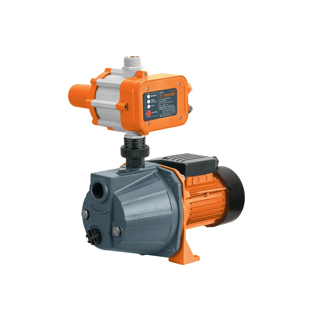 [102858] BOMBA PRESURIZADORA JET ACERO 1/2HP CON CONTROL TRUPER