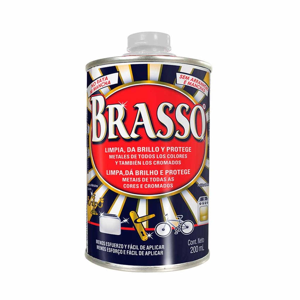 [200ML] BRASSO PULIDOR DE METALES 250ML