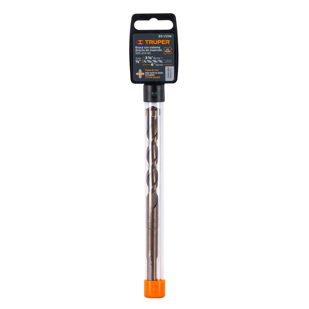 [11279] BROCA SDS PLUS 1/2 X 6 PLG. TRUPER