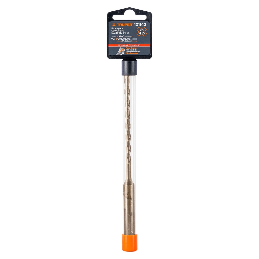 [101143] BROCA SDS PLUS 3/16*6PLG TRUPER