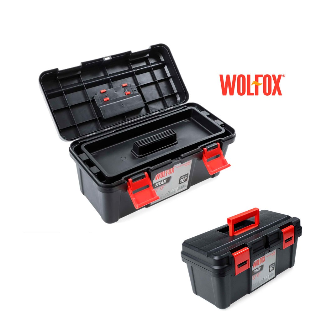 [WF3272] CAJA HERRAMINETAS PLASTICA WOLFOX 16" WF3272
