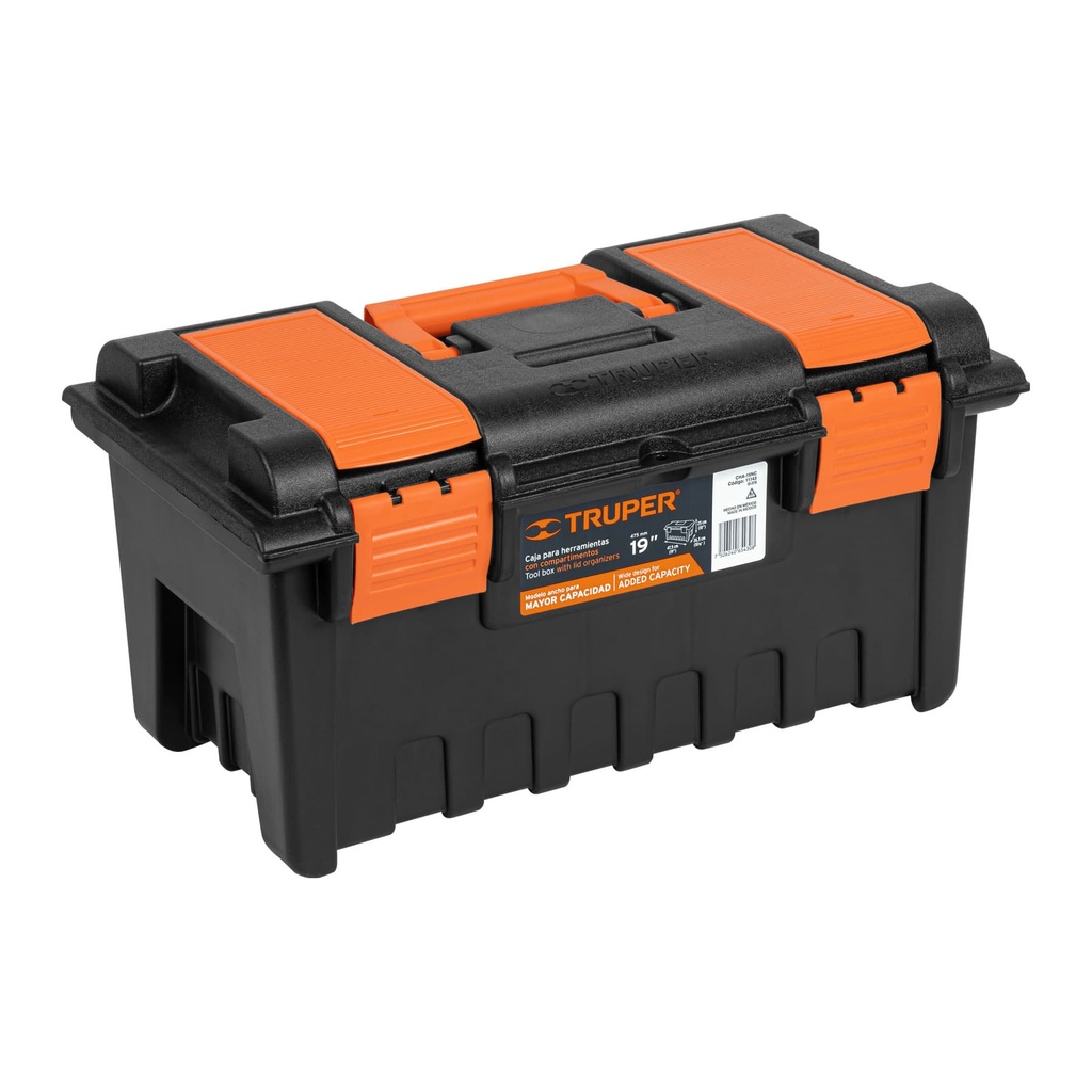 [11143] CAJA PARA HERRAMIENTA DE 19 PLG. CON COMPARTIMENTOS TRUPER