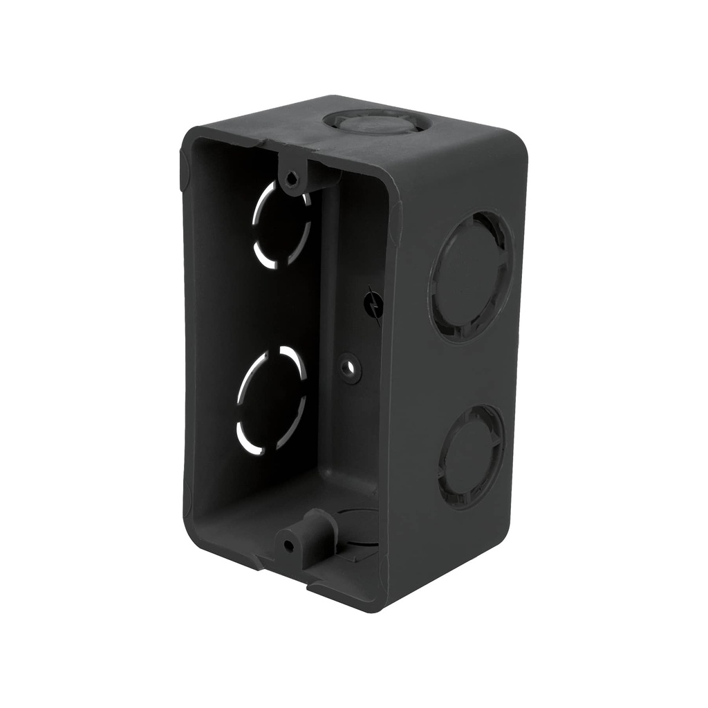 [45005] CAJA RECTANGULAR TIPO CHALUPA 2 PLG. X 4 PLG. PLÁSTICA VOLTECK