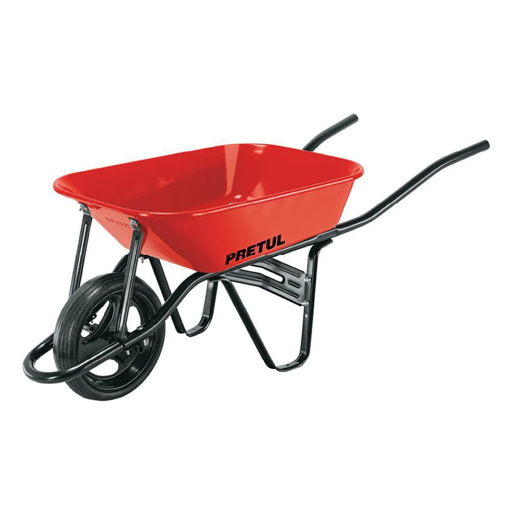 [20661] CARROSA 3.5FT3 ROJA SOLIDA ECONOMICA PRETUL