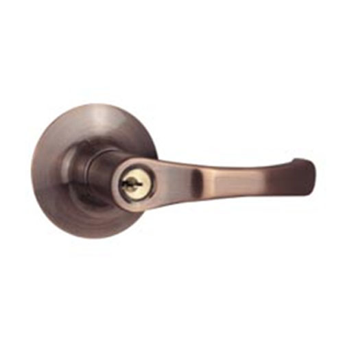 [19CHL50-609] CHAPA DE MANIJA LISBOA DORADO ANTIGUO CON LLAVE LOCK PLUS