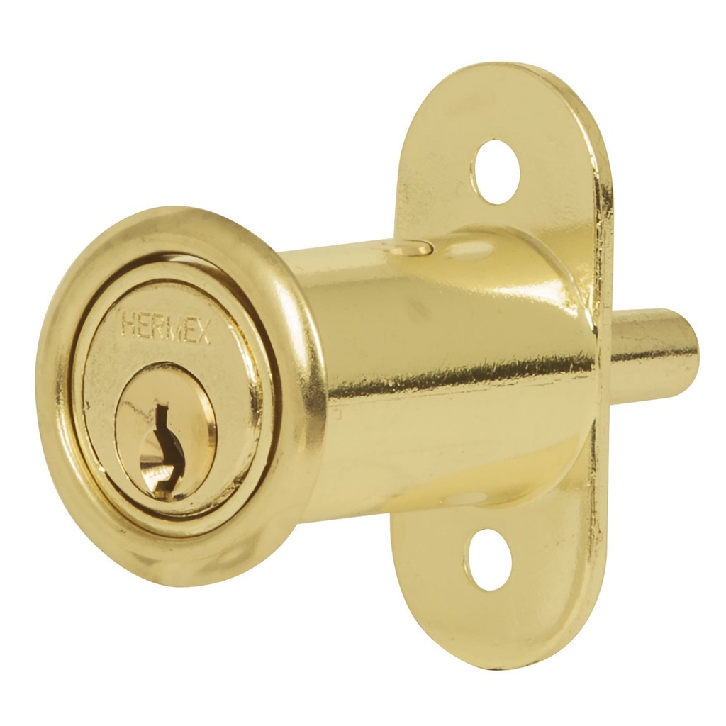 [43569] CHAPA PARA CLOSET O MUEBLE MODELO 20 LATON TRUPER 43569