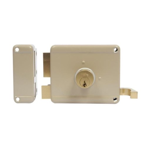 [61000601] CHAPA YALE ITALIANA PARA PUERTA LARGA DERECHA