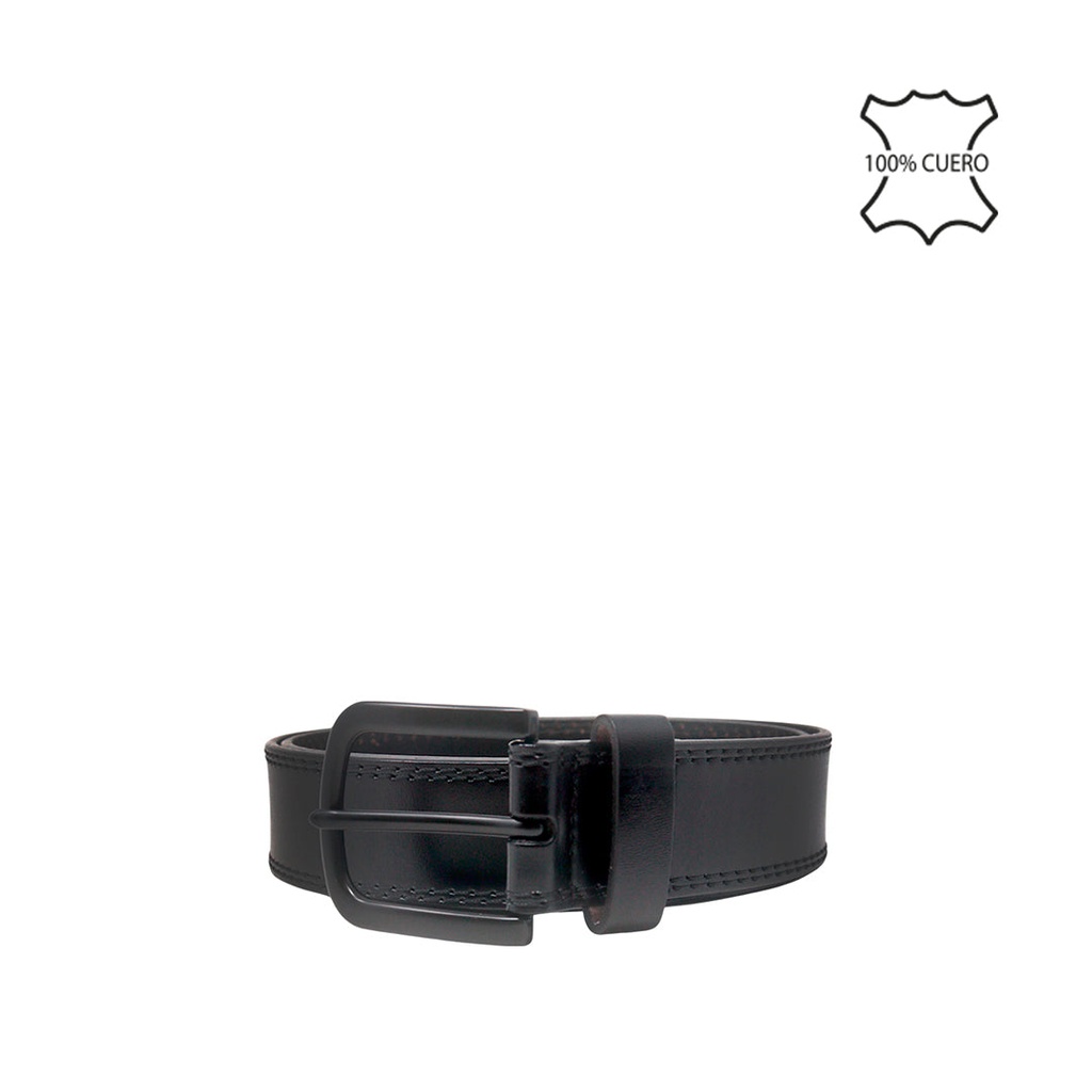 [1490246] CINCHO CINTURON D/CUERO P/FUERZA TIPO LARGO (LOUIS) NEGRO