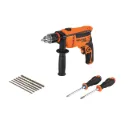 COMBO DE ROTOMARTILLO PROFESIONAL 1/2 650W 6BROCAS Y 2 DESARMADORES