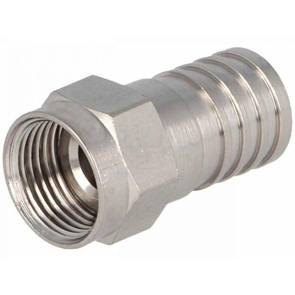 [F-56AL] CONECTOR DE CABLE PRESION F-56 CON ANILLO PEGADO