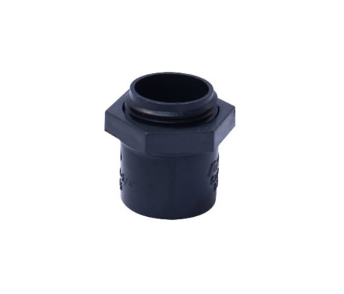 [CD14] CONECTOR DUCTO PVC 3/4 PLASTICO CON TUERCA