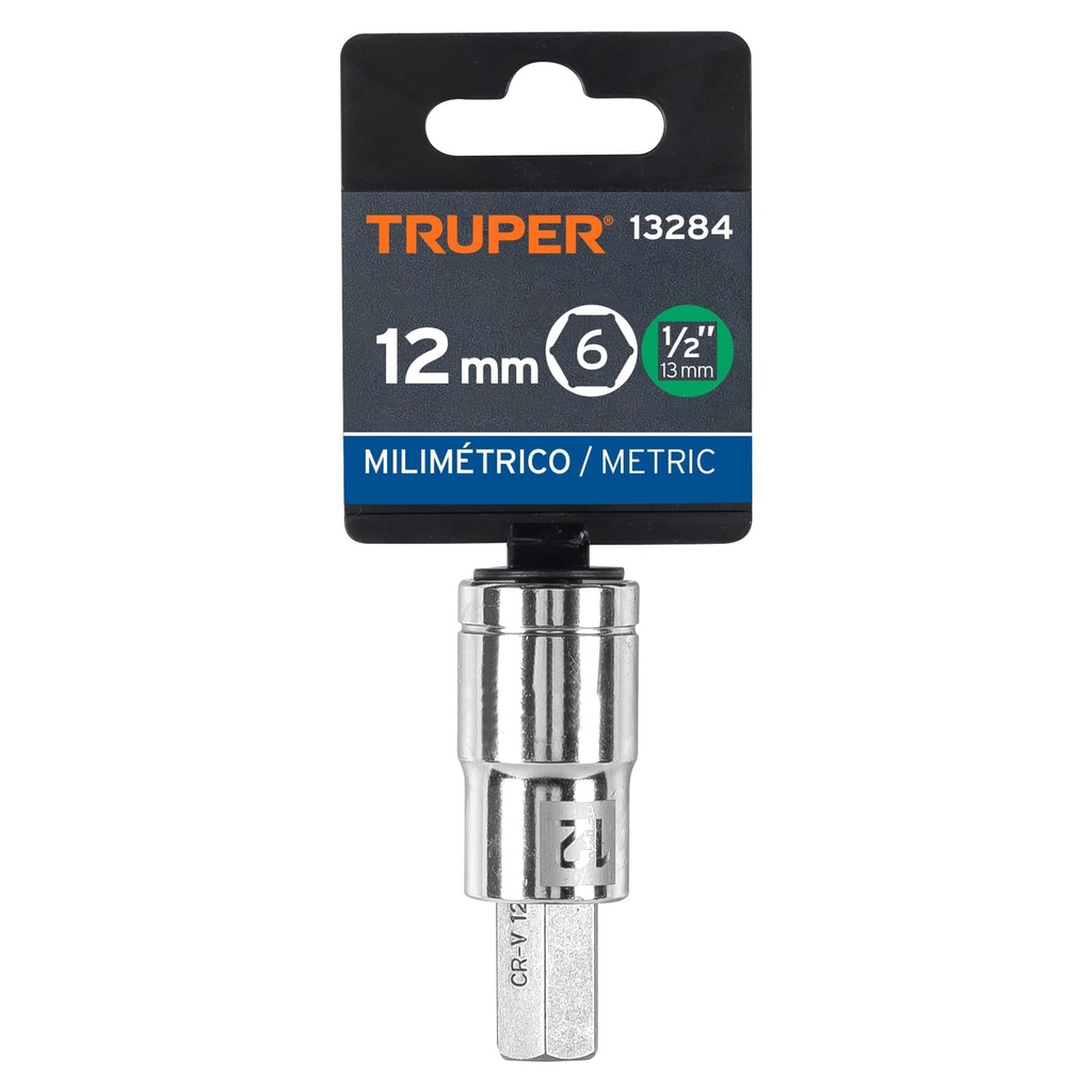 [13284] COPA DADO EXAGONAL 12MM TRUPER