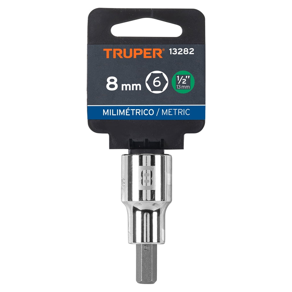 [13282] COPA DADO EXAGONAL 8MM TRUPER