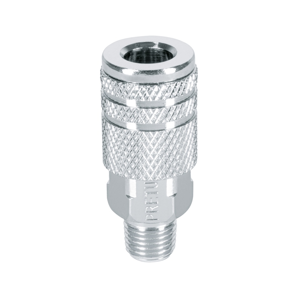 [27029] COPLE ACERO- CUERDA 1/4NPT-MACHO-PRETUL