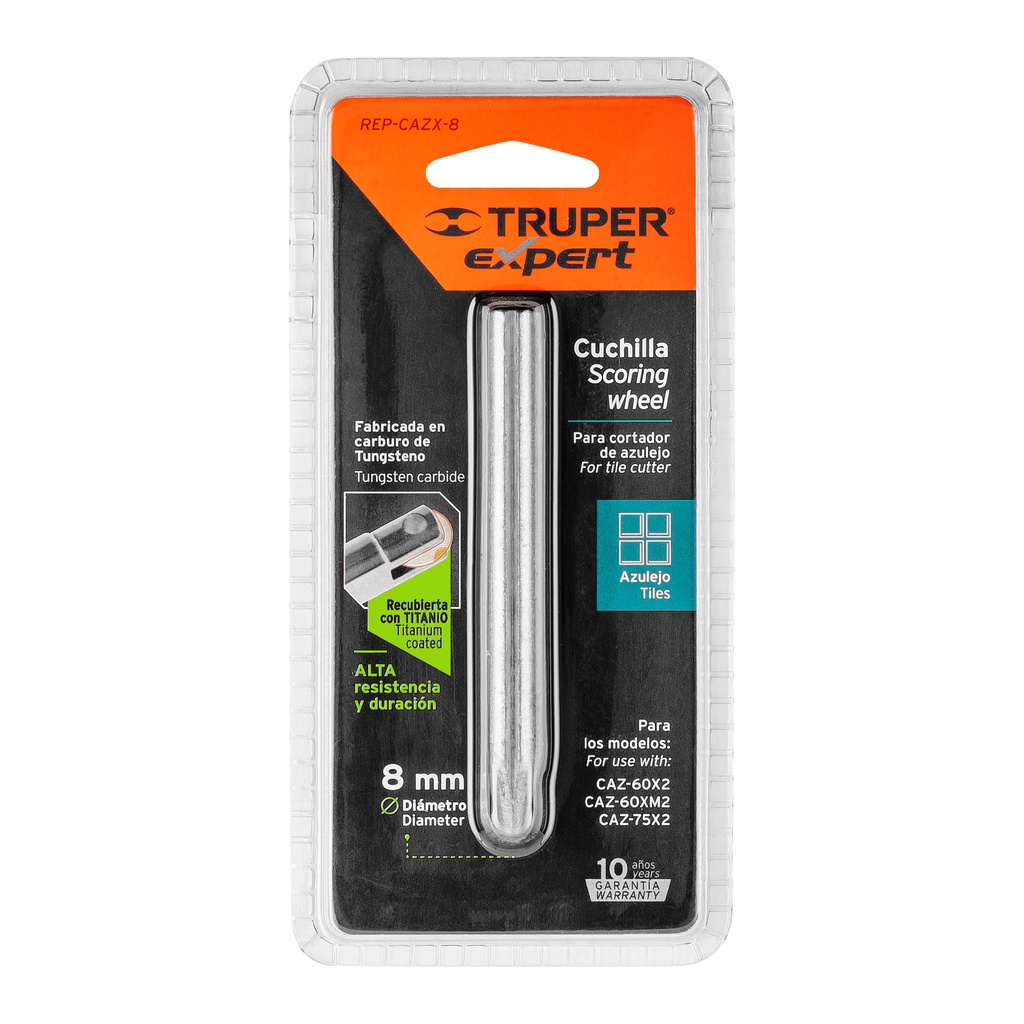 [15828] CUCHILLA PARA AZULEJO 8MM TRUPER