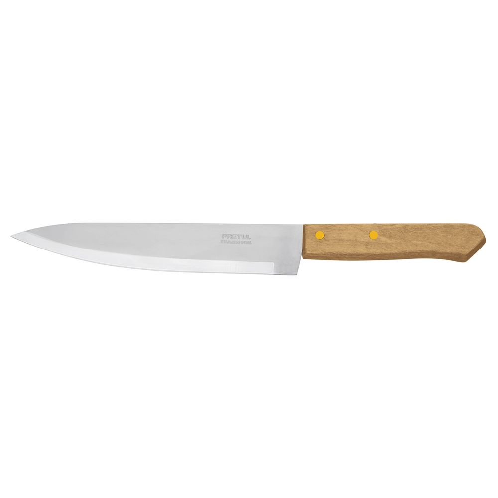 [23082] CUCHILLO DE CHEF 8 PLG. MANGO DE MADERA PRETUL