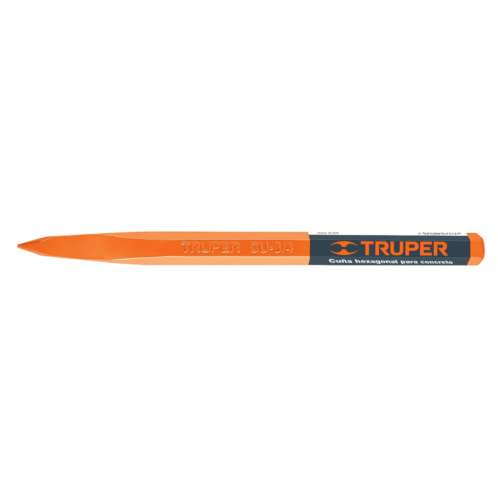 [13050] CUÑA PARA CONCRETO DE 3/4 PLG. TRUPER