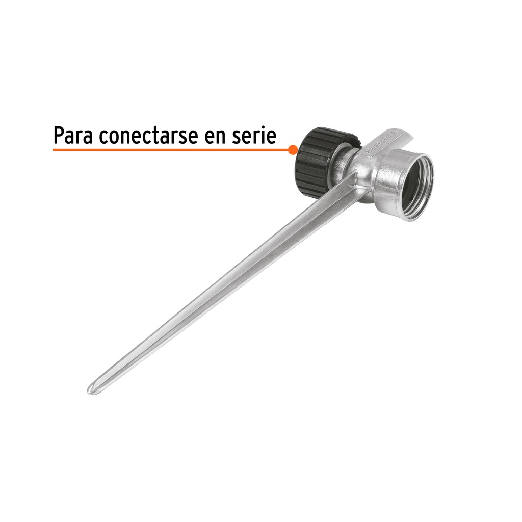 [10366] ESTACA METALICA UNIVERSAL PARA ASPERSOR 2 VIAS TRUPER