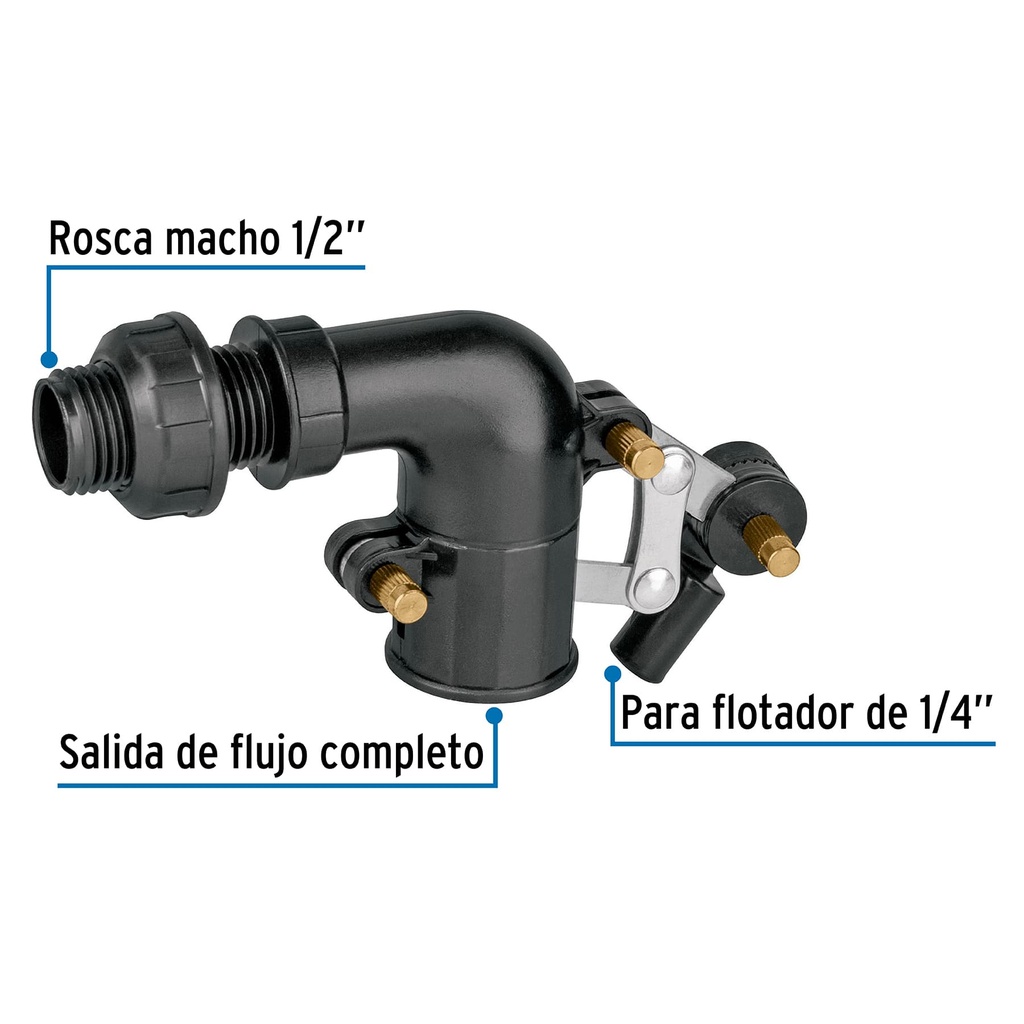 [49542 49547 48082] FLOTE VALVULA3 PIEZAS TIPO FLOTADOR P/TINACO DURMAN