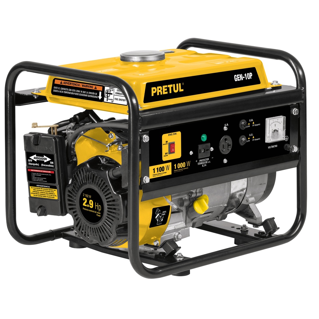 [26033] GENERADOR ELÉCTRICO A GASOLINA 1000 W- PRETUL