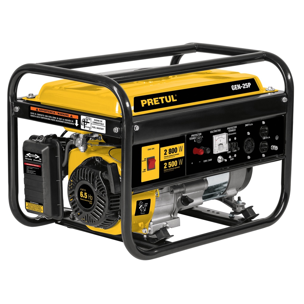 [26034] GENERADOR ELÉCTRICO A GASOLINA 2500 W- PRETUL