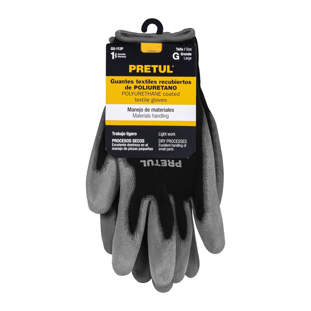 [20031] GUANTES DE NYLON RECUBRIERTOS DE POLIURETANO PRETUL