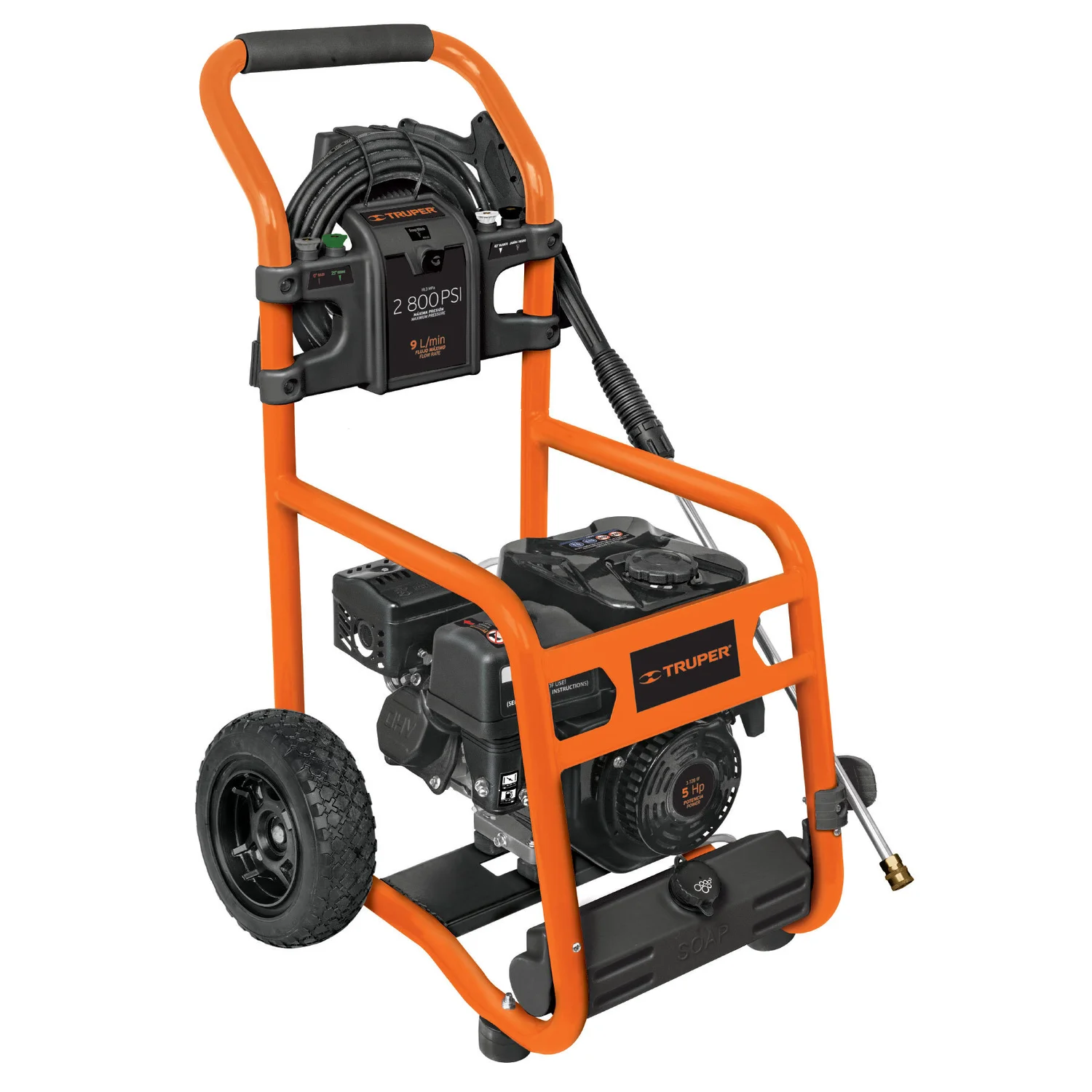 [12908] HIDROLAVADORA CON MOTOR A GASOLINA- 2-80