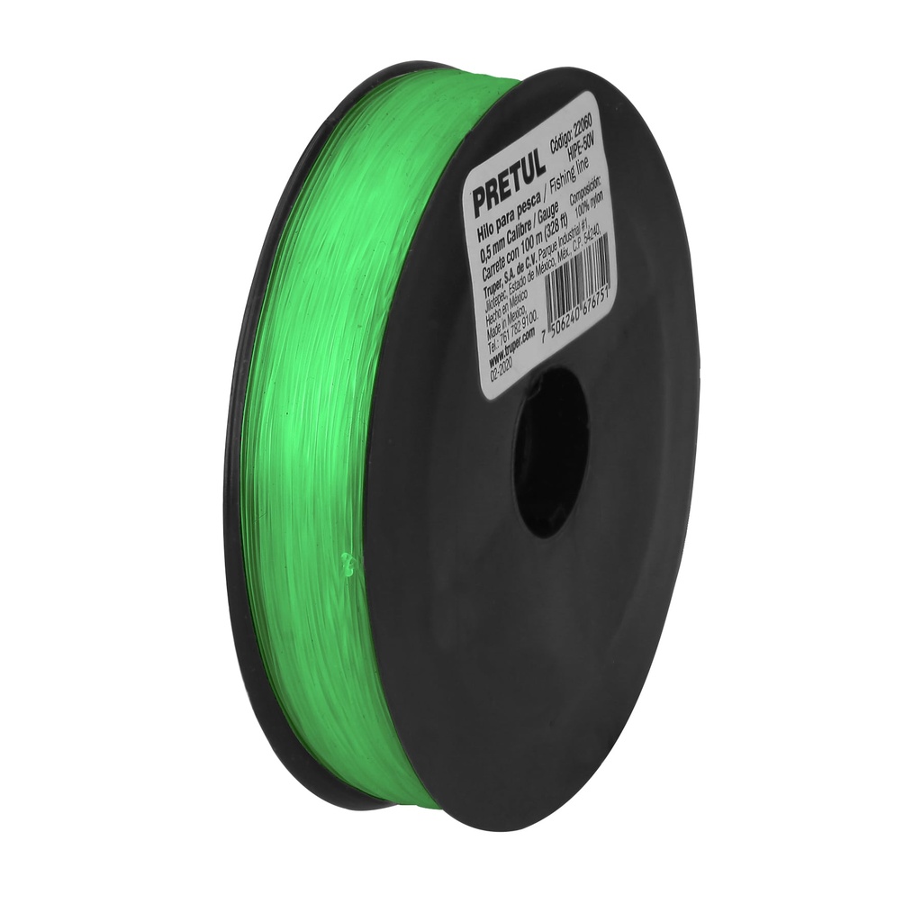 [22060] HILO DE NAILON PARA PESCA- 0.50 MM
