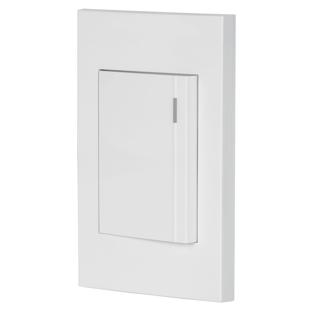 [45593] INTERRUPTOR SENCILLO CON PLACA- BLANCO- ESPAÑOLA