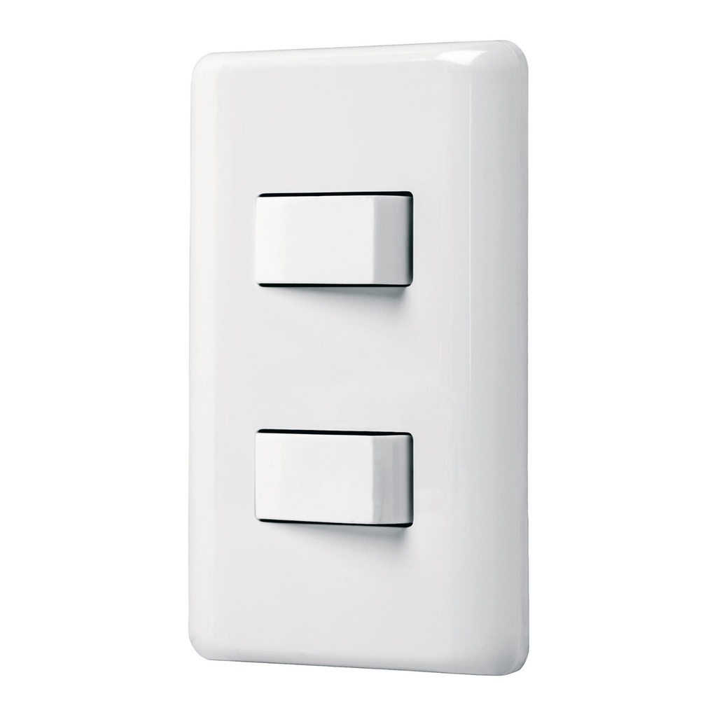 [25084] INTERRUPTOR SENCILLO DE 3 VÍAS CON PLACA