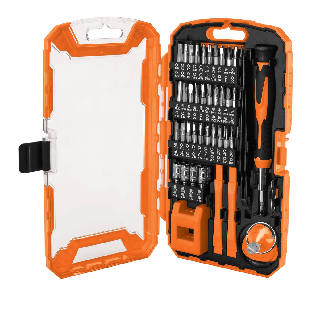 [100373] JUEGO 77 PIEZAS PARA REPARACION DE ELECTRONICA TRUPER