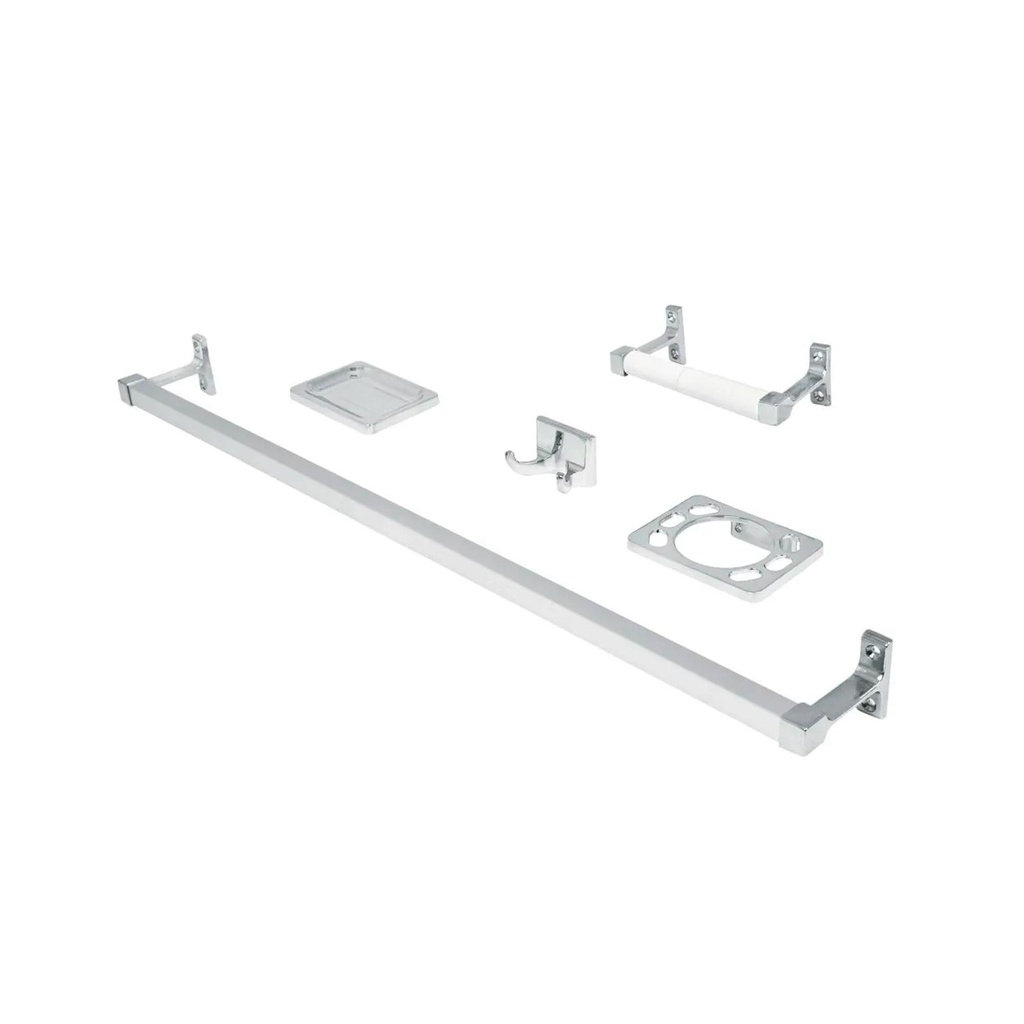 [49607] JUEGO ACCESORIOS BAÑO- 5 PIEZAS- FOSET