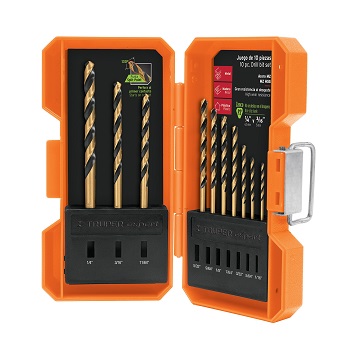 [11399] JUEGO DE BROCAS HSS 5% COBALTO 10 PZAS