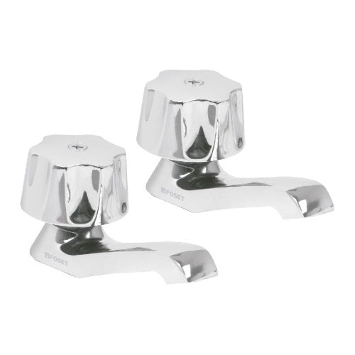 [49234] JUEGO DE LLAVES DE LATÓN PARA LAVABO
