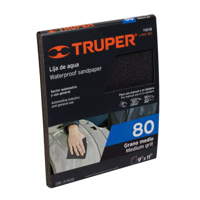 [11618] LIJA DE AGUA 80 TRUPER