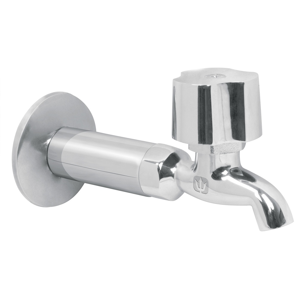 [49105] LLAVE 1/2 PLG. PARA FREGADERO CON NIPLE Y CHAPETÓN FOSET