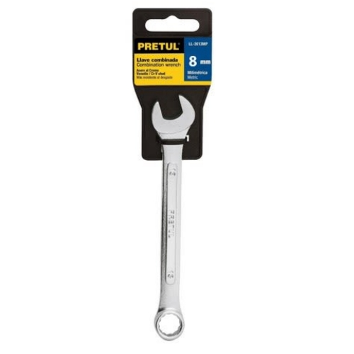 [21902] LLAVE COMBINADA 8 MM SATINADA