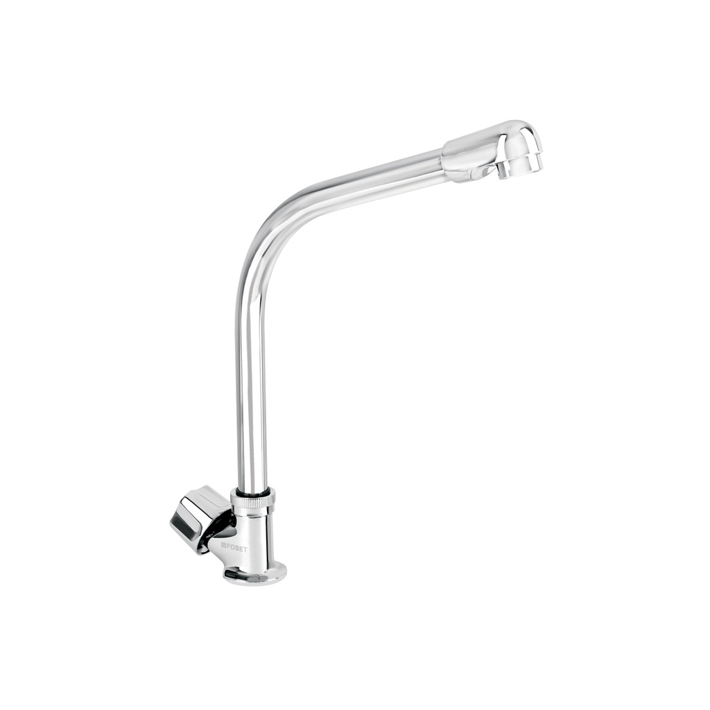[47690] LLAVE INDIVIDUAL DE LATÓN PARA FREGADERO- CUELLO TIPO COBRA