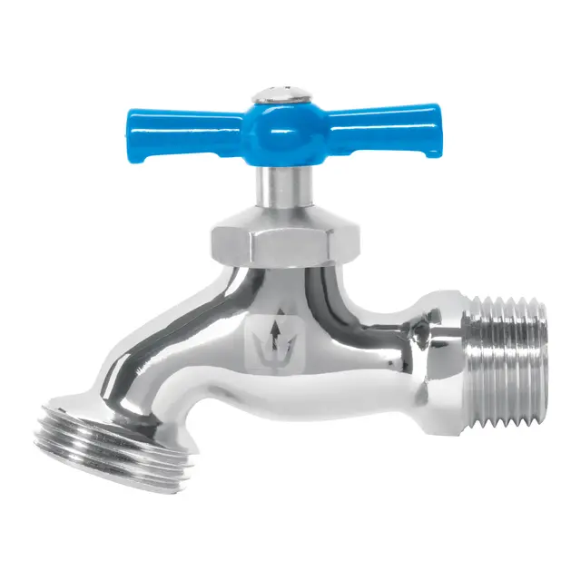 [49084] LLAVE PARA MANGUERA CROMADA 130 GR ENTRADA 1/2 PLG. FOSET